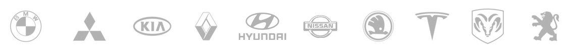 row of vehicle maker logos